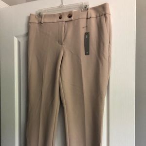 Loft beige slim pants.
